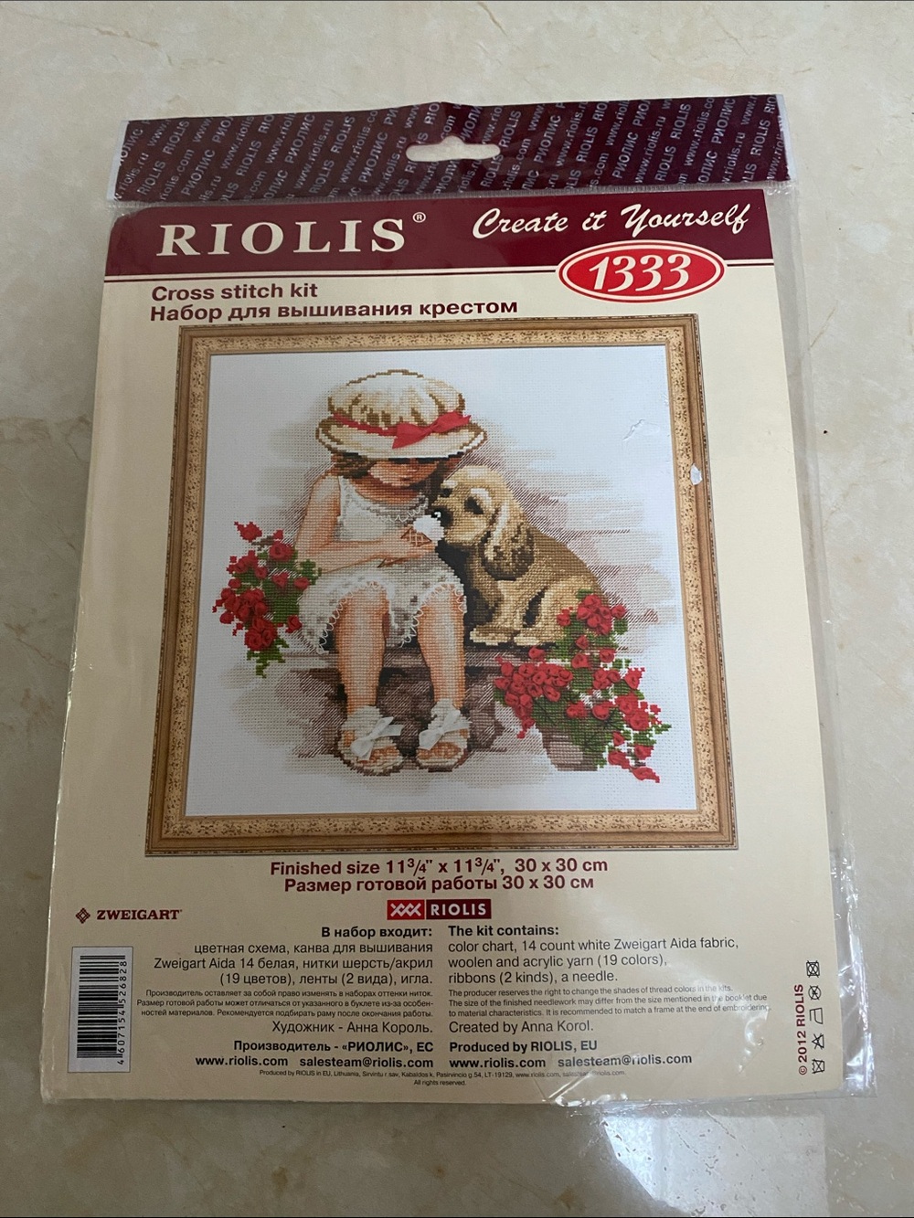 Riolis Criss Stitchery Kit # 1333